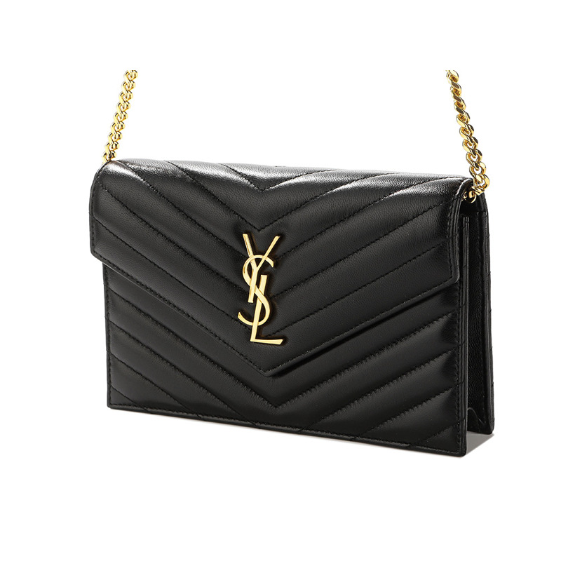 SAINT LAURENT 25FW Cassandra 馬特拉塞凸紋單肩包-5