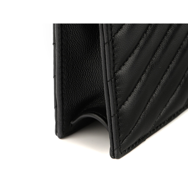 SAINT LAURENT 25FW Cassandra 馬特拉塞凸紋單肩包-14