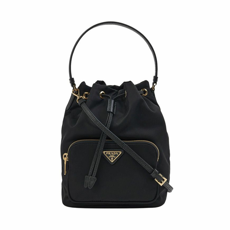 PRADA Duet Re-尼龍水桶包-0