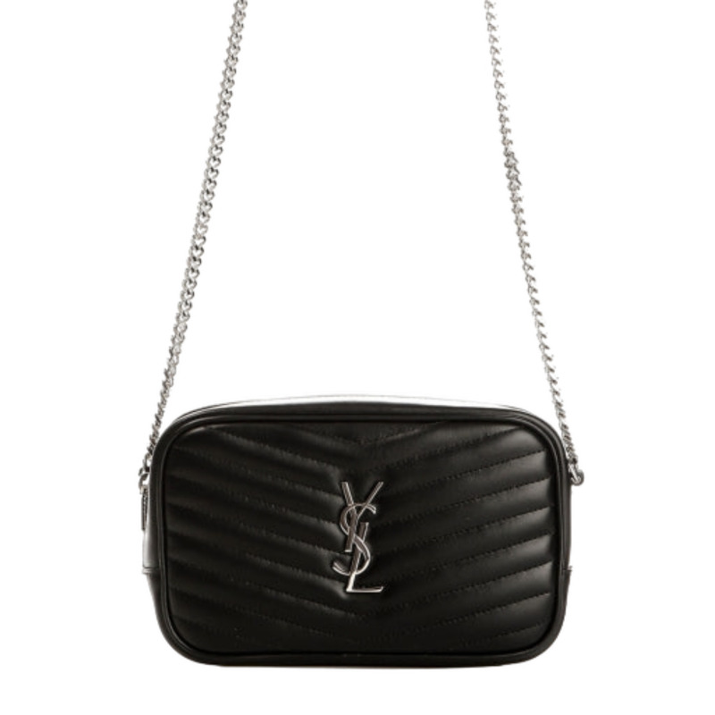 SAINT LAURENT Monogram Quilted Mini Crossbody Bag 748849 DV702 1000-5