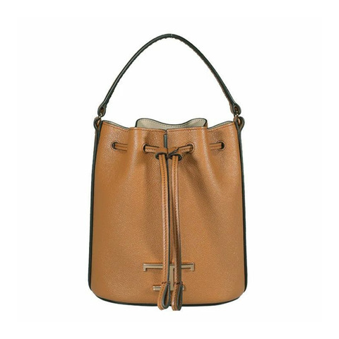 TODS Timeless Logo 水桶包 駝色 25SS XBWTSAQ0000 Q8E S410