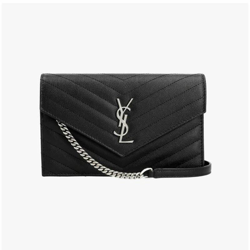 SAINT LAURENT BOW02 1000 女士斜背皮夾-2