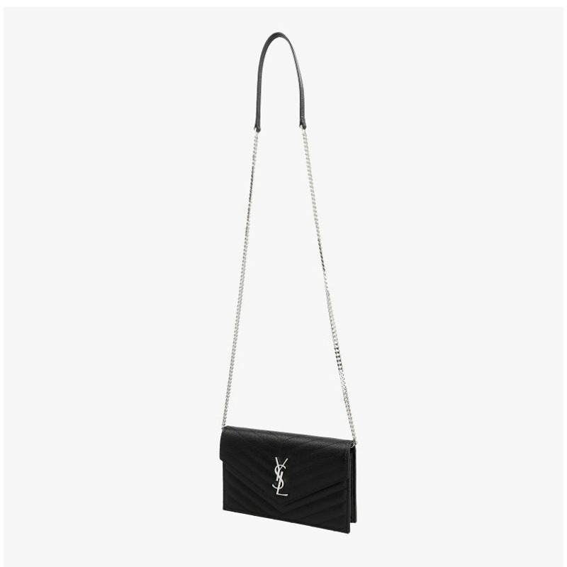 SAINT LAURENT BOW02 1000 女士斜背皮夾-3