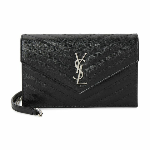 SAINT LAURENT Cassandra 女士鏈條斜背包 857605 BOW02 1000