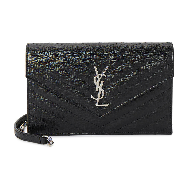 SAINT LAURENT Cassandra 女士鏈條斜背包 857605 BOW02 1000-1