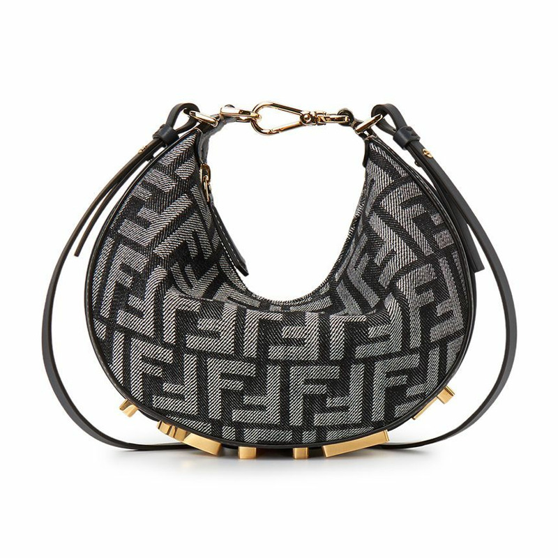 FENDI Graphi 迷你女用流浪漢包 8BS081 AUT4 F1UJ7-0