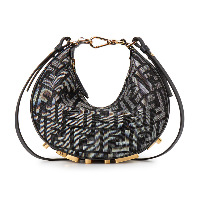 FENDI Graphi 迷你女用流浪漢包 8BS081 AUT4 F1UJ7-1