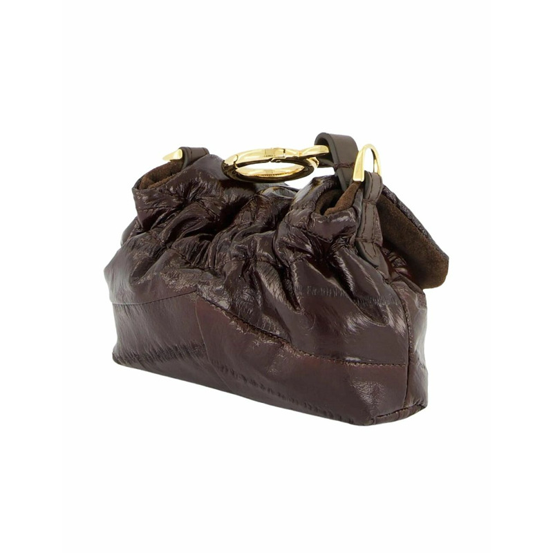 FENDI Fine Leather Mama Baguette Nano Bag Brown 7AS420AV5BF18H6-2