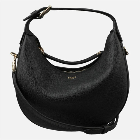 CELINE 5F Tin Luru 粒面單肩包 黑色 120723ENY 38NO