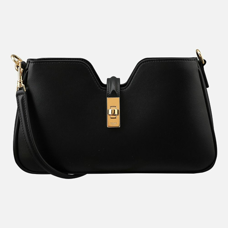 CELINE Camille 黑色軟肩包款 122073FX9 38NO-0