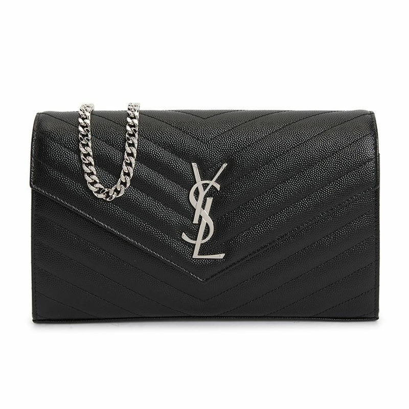 SAINT LAURENT Monogram Matelassé 女士鏈單肩包 377828 BOW02-1
