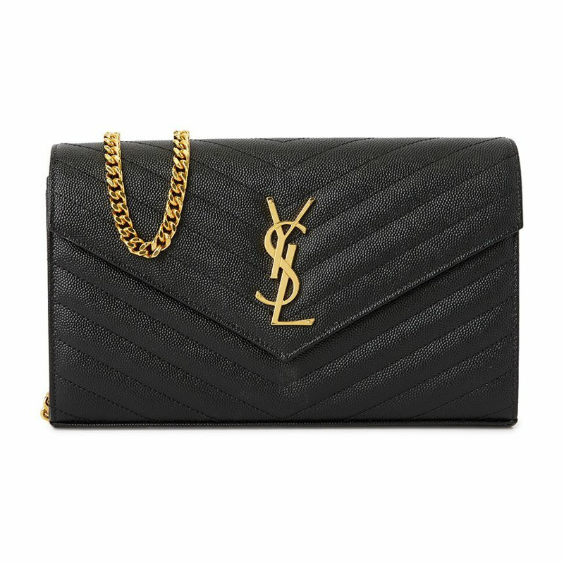 SAINT LAURENT Cassandra 女士鏈條單肩包 377828 BOW01-1