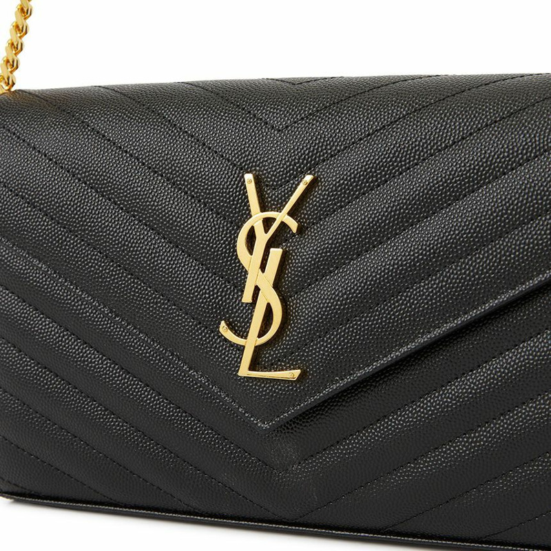 SAINT LAURENT Cassandra 女士鏈條單肩包 377828 BOW01-7