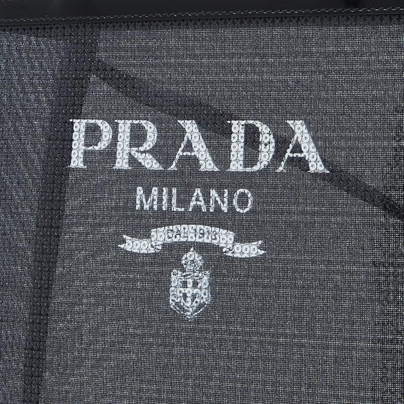 PRADA 女士小號亮片網眼手提包 1BG417 2D0A F0002 (OOO)-6