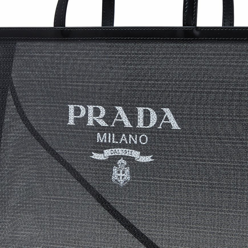 PRADA 女士亮片網眼手提包 1BG416 2D0A F0002 (OOO)-6