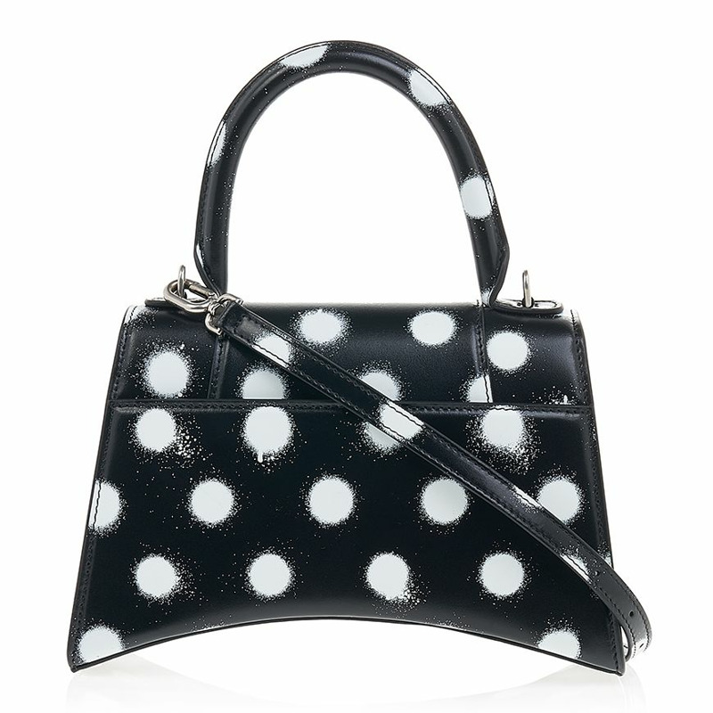 BALENCIAGA 女士噴霧圓點沙漏形手提包 593546 23V9Y 1097-2
