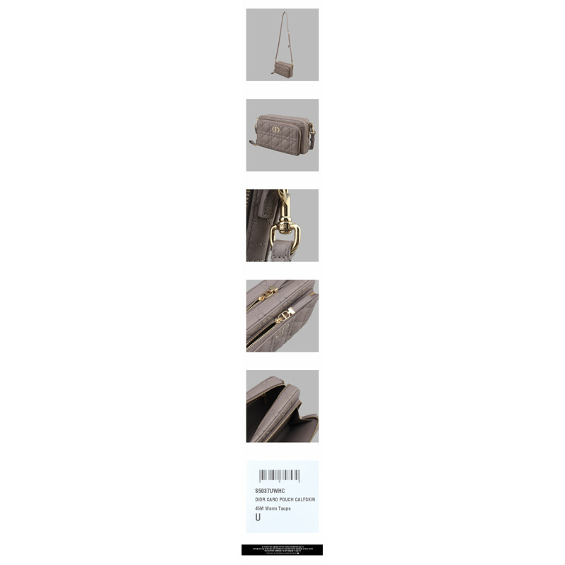 DIOR 22SS Caro 雙口袋肩背包 S5037UWHC-2