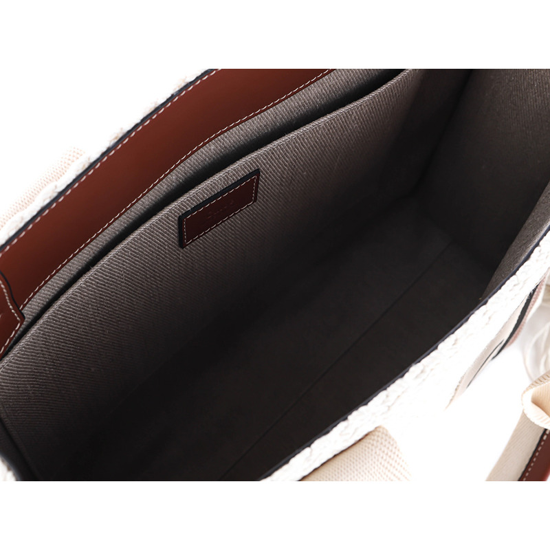 CHLOE 女士 Woody 手提包 (C22SS383 G43)-14