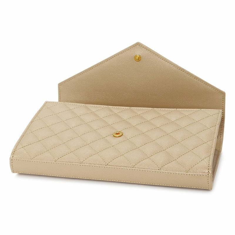 SAINT LAURENT Monogram Mix 馬特拉塞凸紋鏈條單肩包/長錢包-5