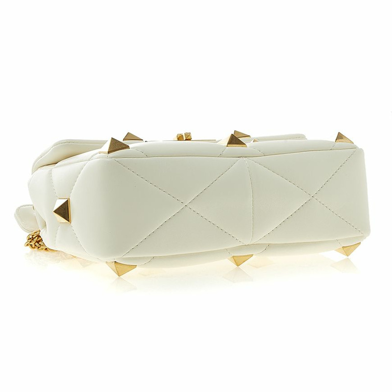 VALENTINO 中型羅馬鉚釘單肩包-4