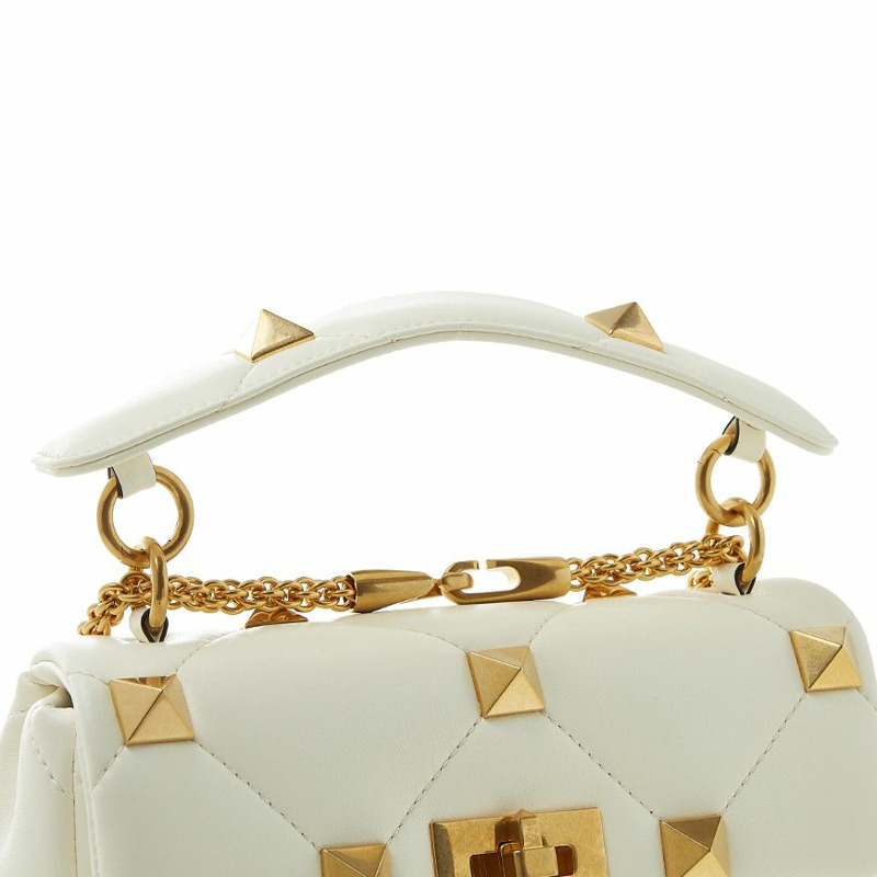 VALENTINO 中型羅馬鉚釘單肩包-7