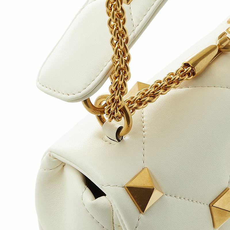 VALENTINO 中型羅馬鉚釘單肩包-8