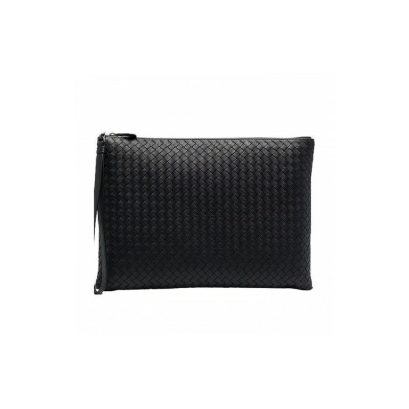 BOTTEGA VENETA Intreccio 手拿包 黑色 442242 V001O-0