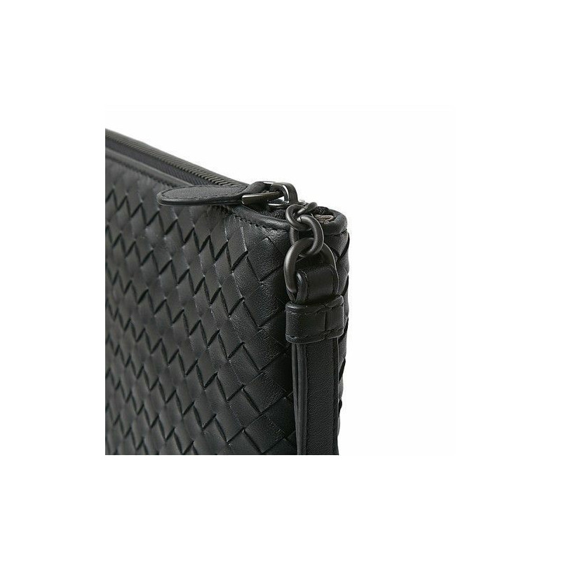BOTTEGA VENETA Intreccio 手拿包 黑色 442242 V001O-3