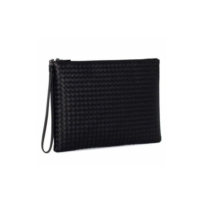 BOTTEGA VENETA Intreccio 手拿包 黑色 442242 V001O-5