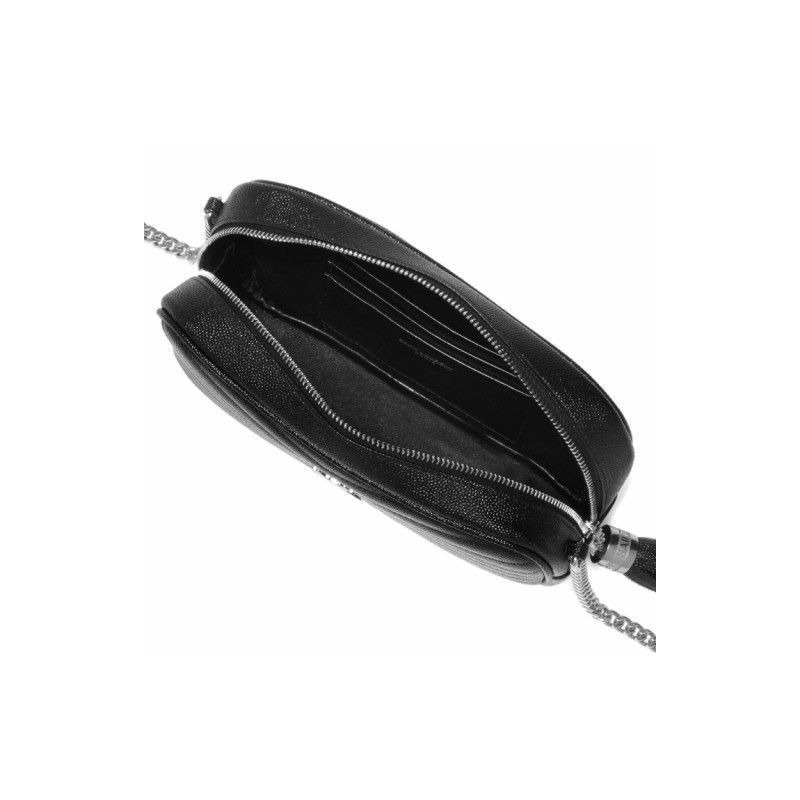 SAINT LAURENT Monogram 銀色迷你相機包 612579 1GF02-5