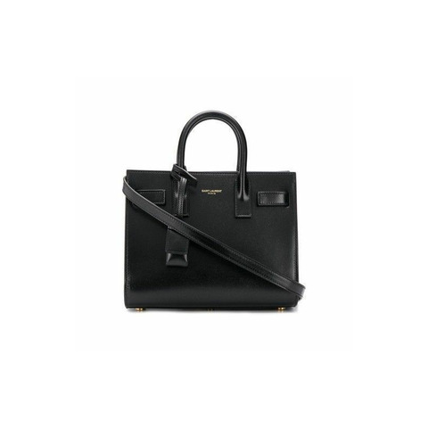 SAINT LAURENT Sac de Jour Nano 手提包黑色 392035 02G9W