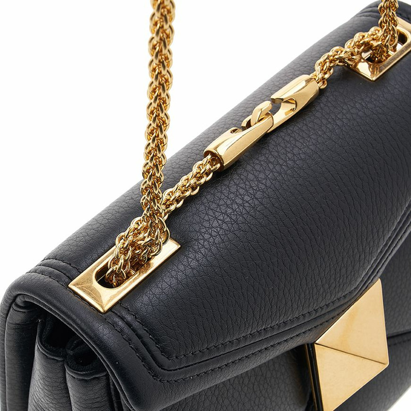 VALENTINO 女士單鉚釘皮革鏈斜背包 1W2B0K21 ILK 0NO-7