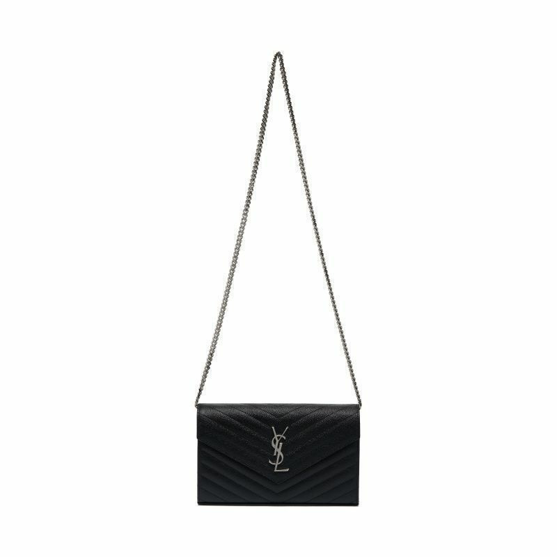 SAINT LAURENT 377828 BOW02 1000 女士單肩包-3