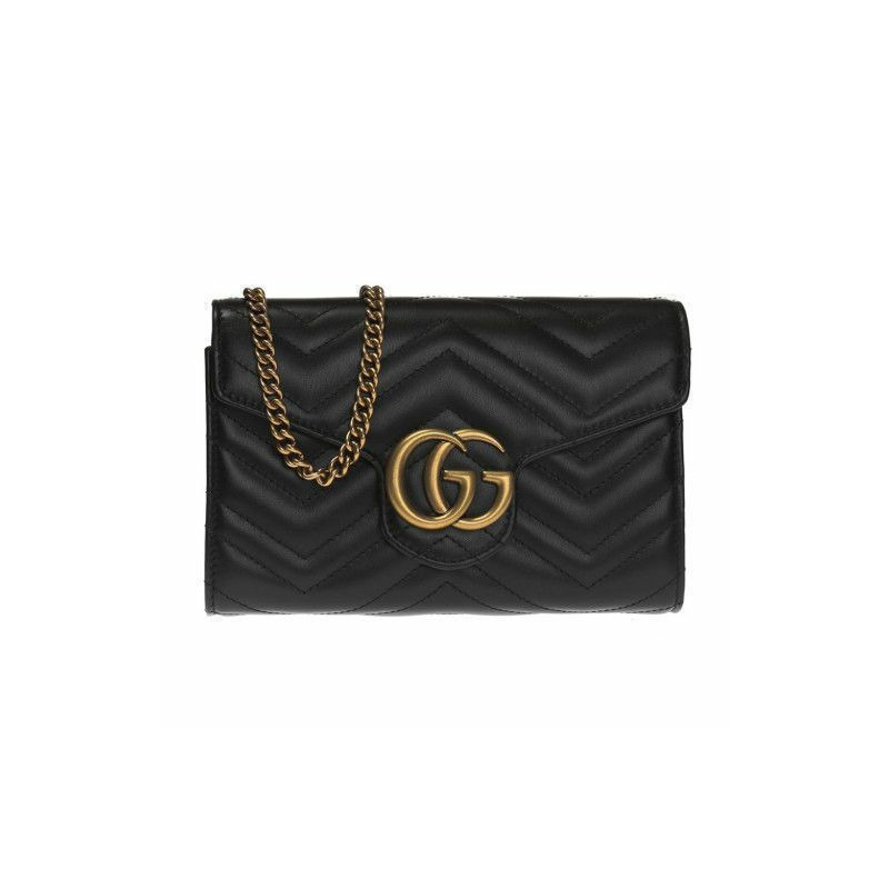 GUCCI Marmont 馬特拉塞迷你鏈條單肩包 474575 DTD1T-0