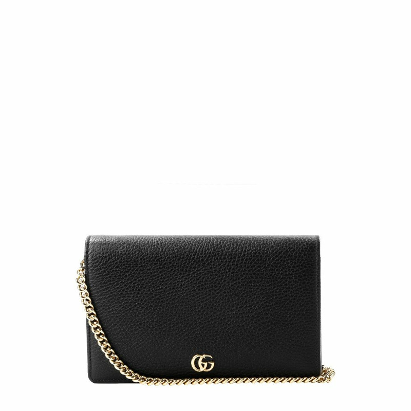 GUCCI 女士 GG Marmont 迷你鏈條斜背包 編號：497985 CAO0G-0