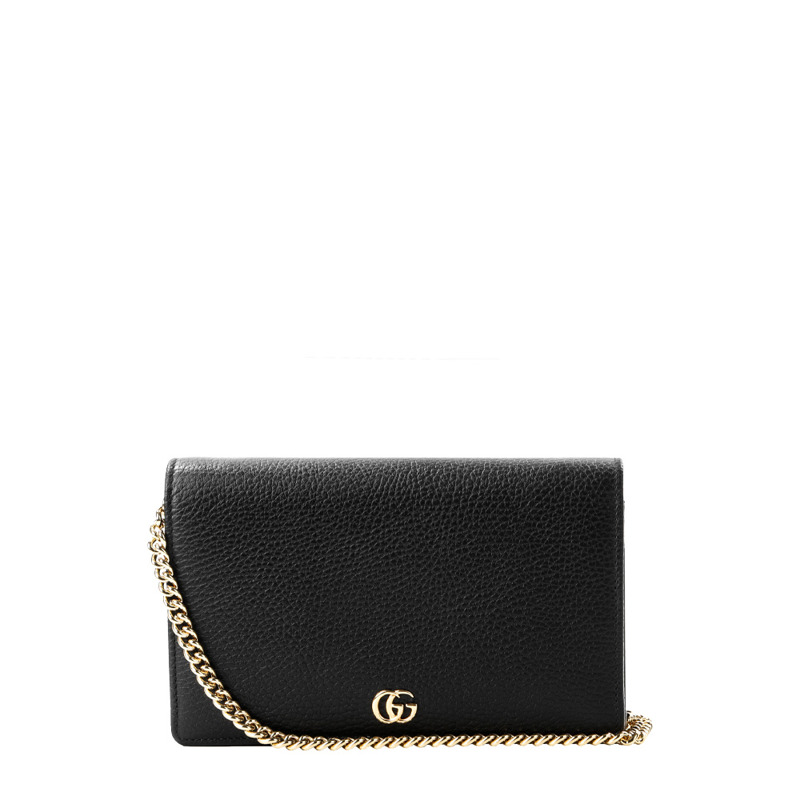 GUCCI 女士 GG Marmont 迷你鏈條斜背包 編號：497985 CAO0G-3