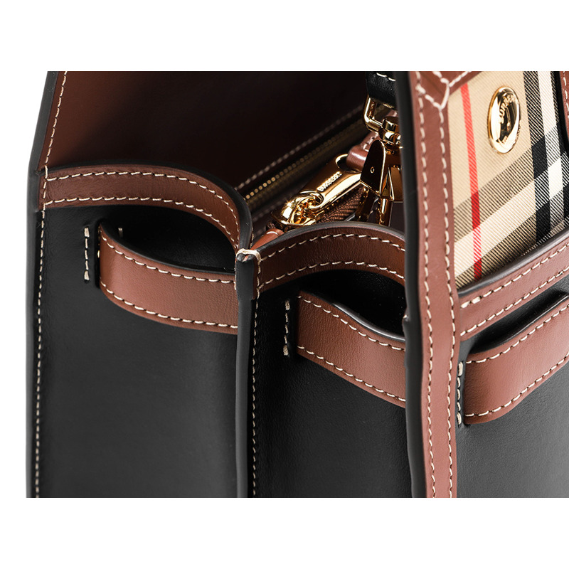 BURBERRY （SM TITLE）女士 TITLE 單肩包-11