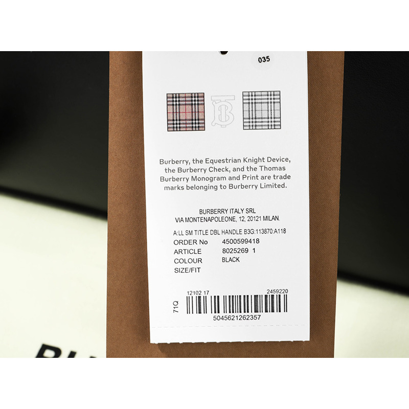 BURBERRY （SM TITLE）女士 TITLE 單肩包-20
