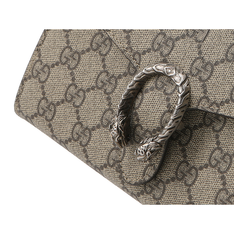 GUCCI Dionysus GG Supreme 鏈條斜背包 (401231 KHNSN)-9