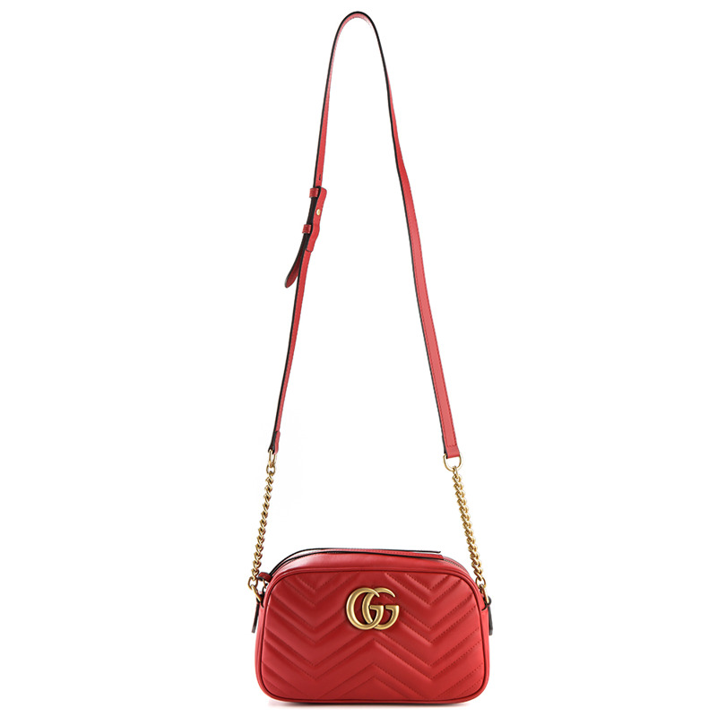 GUCCI GG Marmont 小號斜背包 (447632 DTD1T)-8