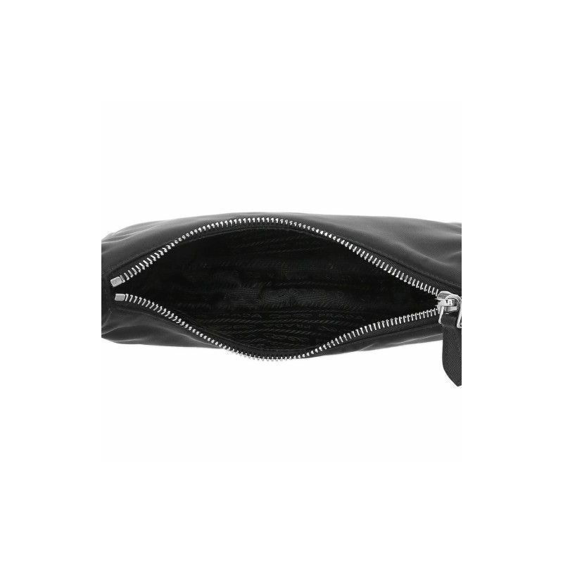 PRADA 黑色尼龍 Saffiano 肩背包-6