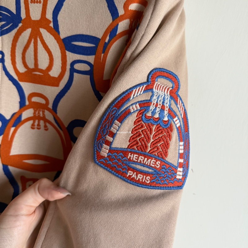 全新 現貨 🍊Hermes 女裝 "Fantaisie d'Etriers" bomber jacket 長袖外套 (Size 34)-3