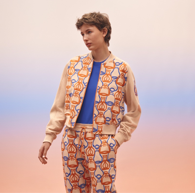 全新 現貨 🍊Hermes 女裝 "Fantaisie d'Etriers" bomber jacket 長袖外套 (Size 34)-7