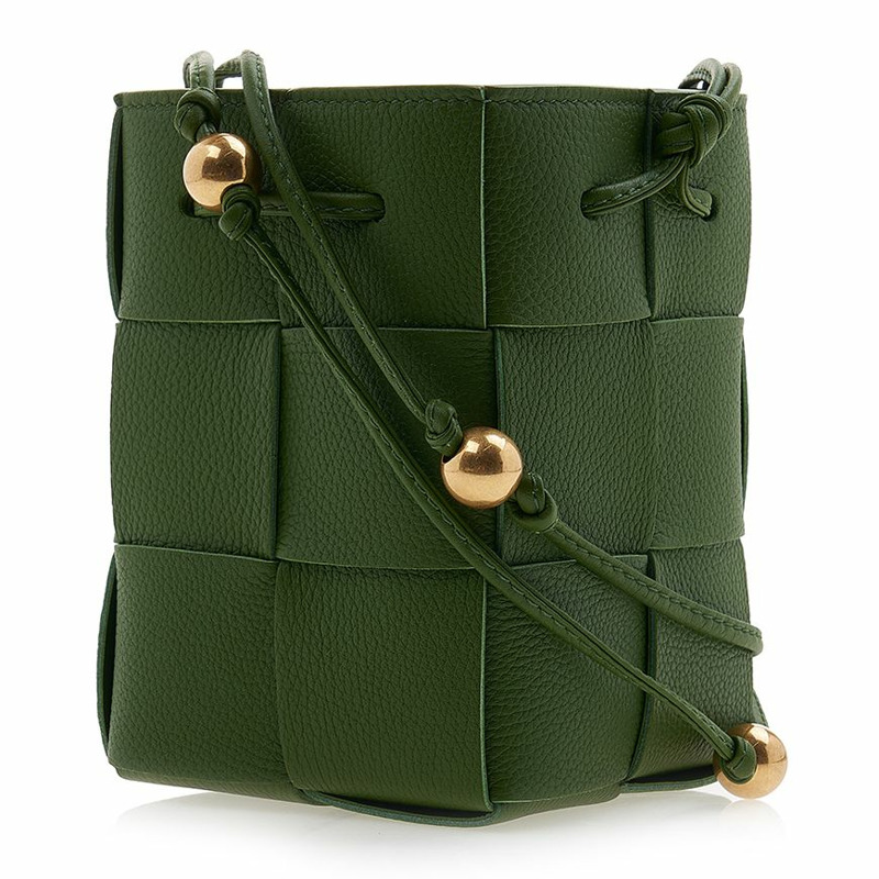 BOTTEGA VENETA 女款 Intrecciato 迷你盒式腕錶 714605 VCP13 3141-1