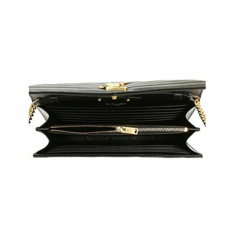 SAINT LAURENT Monogram 鏈條離合器 377828 BOW01-4