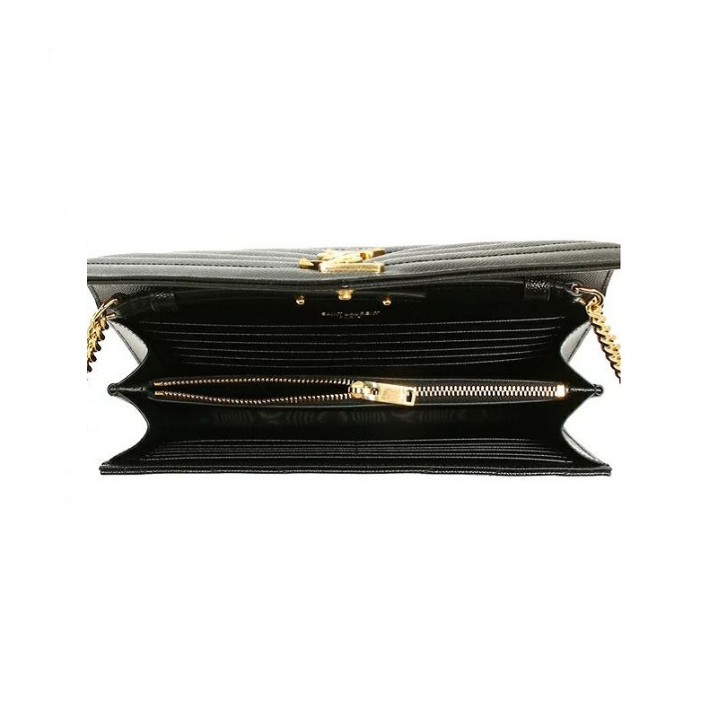 SAINT LAURENT Monogram 鏈條離合器 377828 BOW01-11