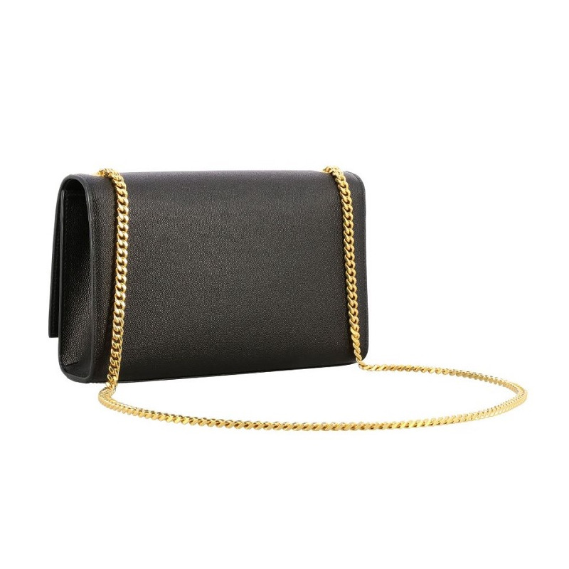 SAINT LAURENT Kate 金色斜背包 中型 364021 1000-13