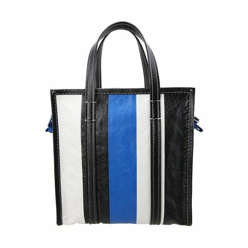 BALENCIAGA Bazar 條紋包 443096 DE9BN-4