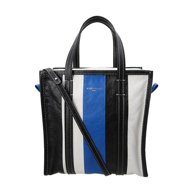 BALENCIAGA Bazar 條紋包 443096 DE9BN-9