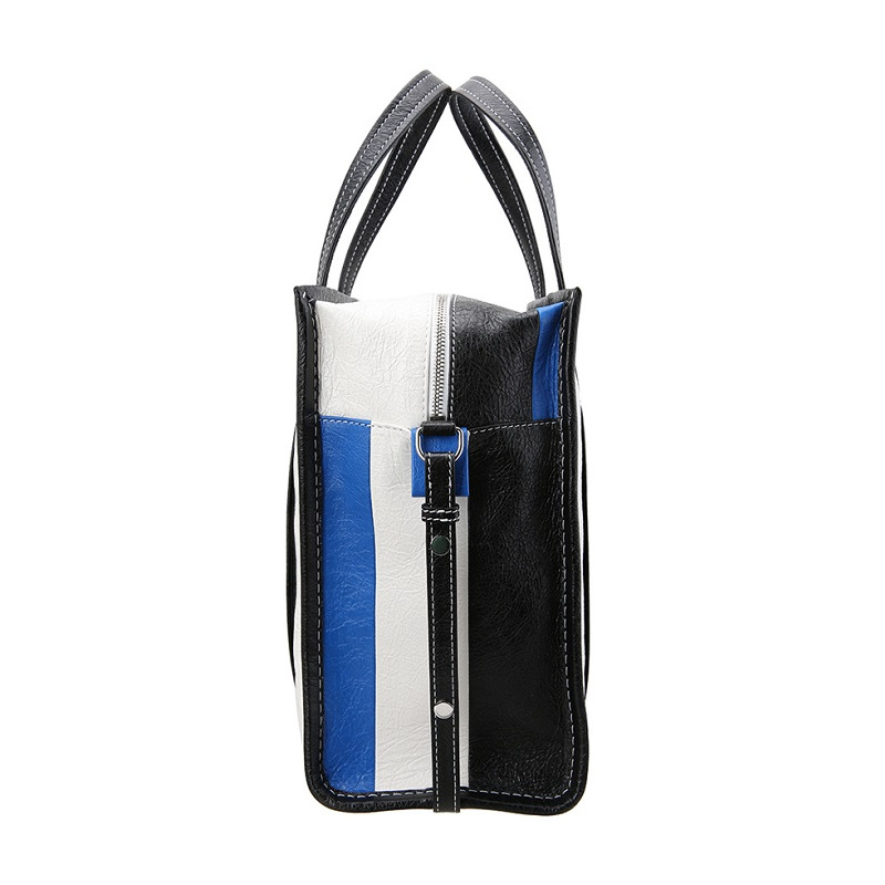 BALENCIAGA Bazar 條紋包 443096 DE9BN-11